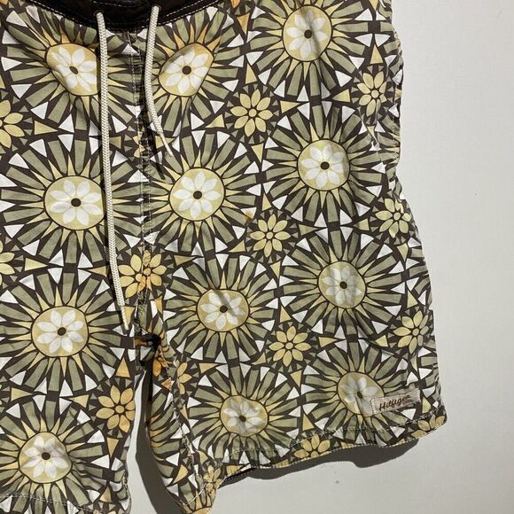 Tommy Hilfiger Men's Multicolor Floral Drawstring Mesh Lined Swim Trunk Large - Picture 3 of 12